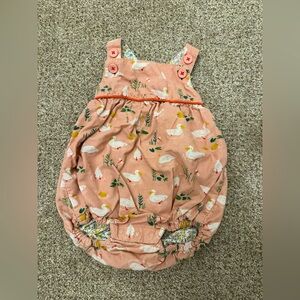 SOLD Baby Boden Corduroy Bubble Romper